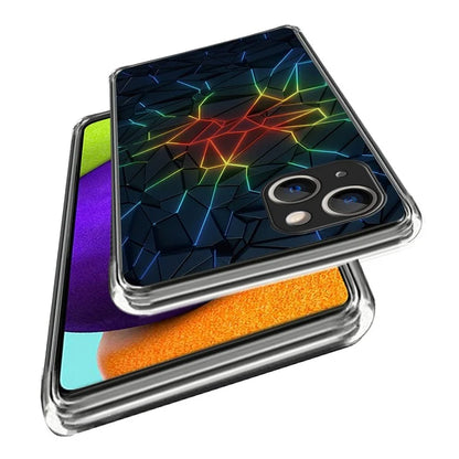 For iPhone 15 Case Drop-proof TPU Pattern Printing Phone Guard Cover