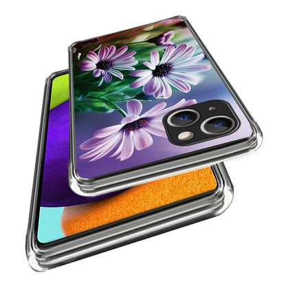 For iPhone 15 Case Drop-proof TPU Pattern Printing Phone Guard Cover