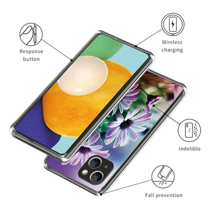 For iPhone 15 Case Drop-proof TPU Pattern Printing Phone Guard Cover