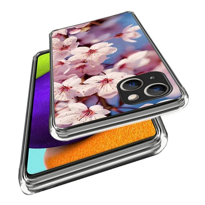 For iPhone 15 Case Drop-proof TPU Pattern Printing Phone Guard Cover