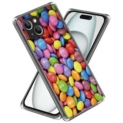 For iPhone 15 Case Drop-proof TPU Pattern Printing Phone Guard Cover
