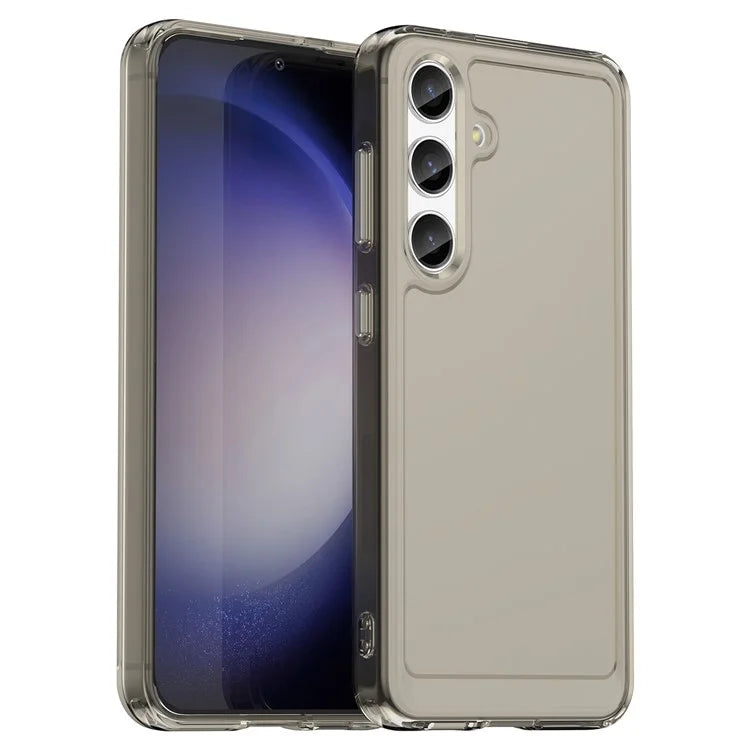 Candy Series for Samsung Galaxy S24 Case Shockproof Soft TPU Phone Back Cover Grey