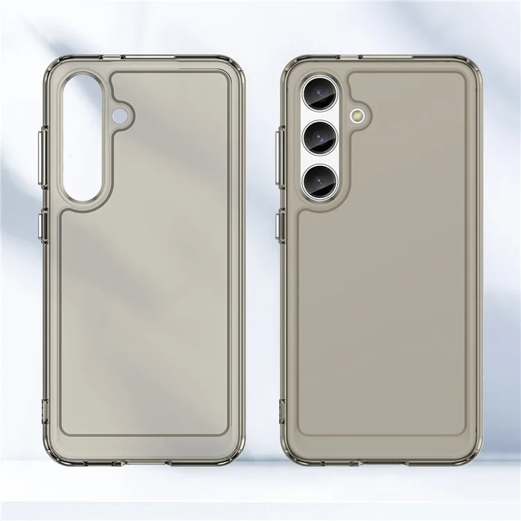 Candy Series for Samsung Galaxy S24 Case Shockproof Soft TPU Phone Back Cover Grey
