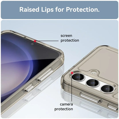 Candy Series for Samsung Galaxy S24 Case Shockproof Soft TPU Phone Back Cover Grey