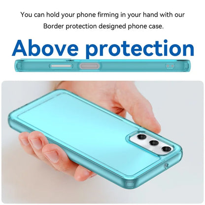 For Samsung Galaxy A05s 4G Candy Series TPU Case Anti-scratch Protective Phone Cover Blue