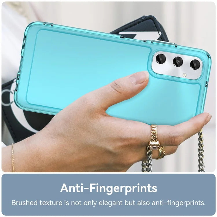 For Samsung Galaxy A05s 4G Candy Series TPU Case Anti-scratch Protective Phone Cover Blue