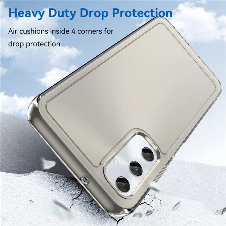For Samsung Galaxy A05s 4G Candy Series TPU Case Anti-scratch Protective Phone Cover Grey