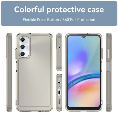 For Samsung Galaxy A05s 4G Candy Series TPU Case Anti-scratch Protective Phone Cover Grey