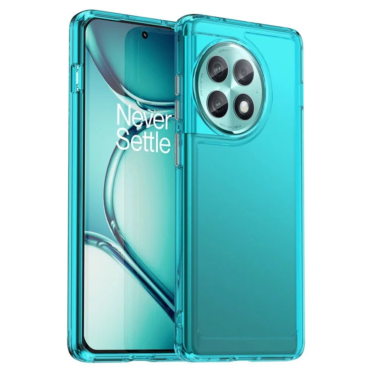 For OnePlus Ace 2 Pro 5G Case Candy Series Shock Absorbing TPU Cell Phone Cover Blue
