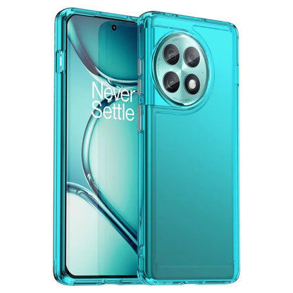 For OnePlus Ace 2 Pro 5G Case Candy Series Shock Absorbing TPU Cell Phone Cover Blue