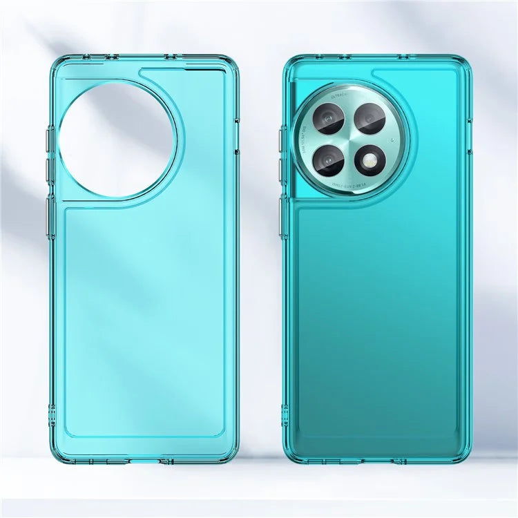 For OnePlus Ace 2 Pro 5G Case Candy Series Shock Absorbing TPU Cell Phone Cover Blue