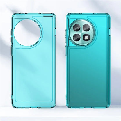 For OnePlus Ace 2 Pro 5G Case Candy Series Shock Absorbing TPU Cell Phone Cover Blue