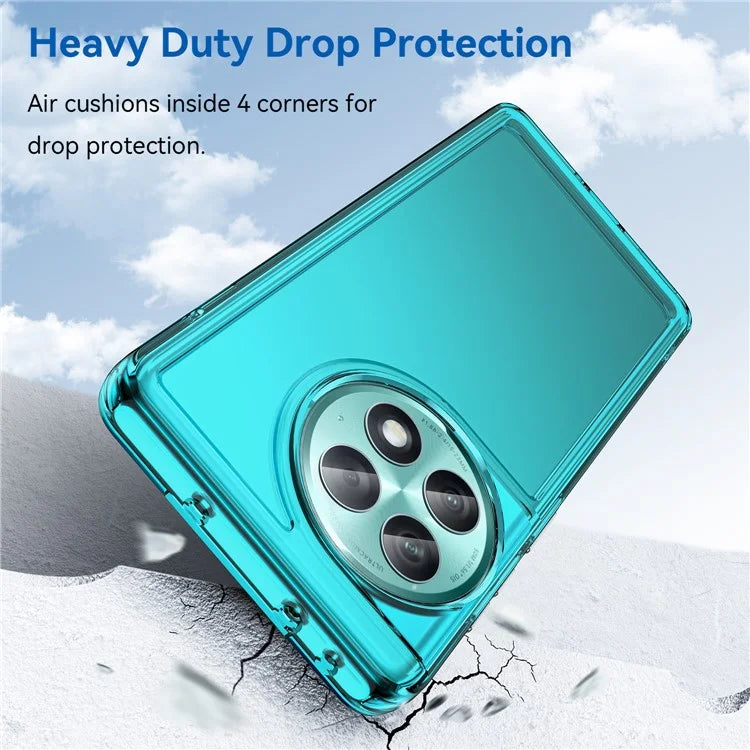 For OnePlus Ace 2 Pro 5G Case Candy Series Shock Absorbing TPU Cell Phone Cover Blue