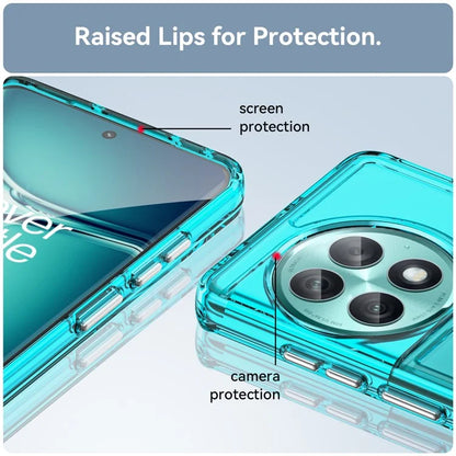 For OnePlus Ace 2 Pro 5G Case Candy Series Shock Absorbing TPU Cell Phone Cover Blue