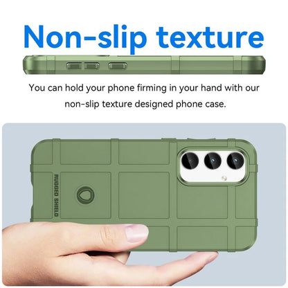 For Samsung Galaxy A35 5G TPU Phone Case Shockproof Cell Phone Cover with Square Grid Texture