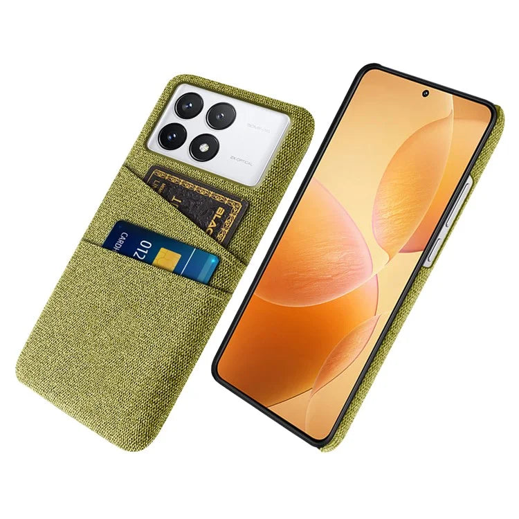For Xiaomi Redmi K70 5G / K70 Pro 5G Case with Card Slots Cloth Texture Phone Cover