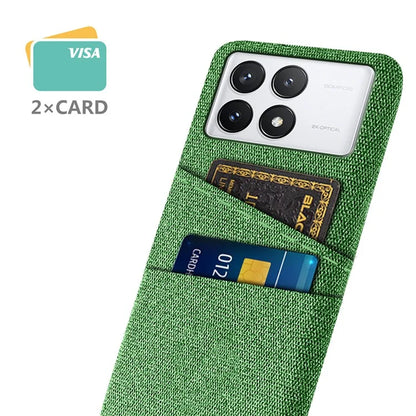 For Xiaomi Redmi K70 5G / K70 Pro 5G Case with Card Slots Cloth Texture Phone Cover