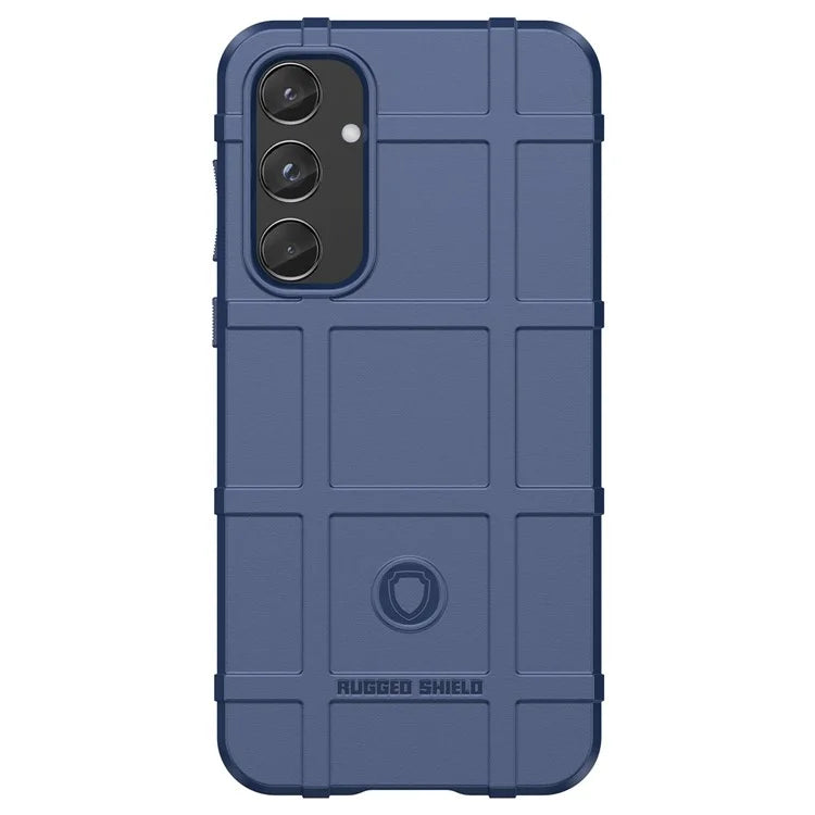 For Samsung Galaxy A55 5G Case Anti-Scratch Square Grid TPU Shell Phone Cover