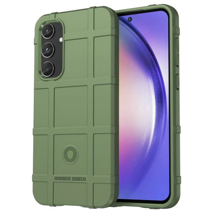 For Samsung Galaxy A55 5G Case Anti-Scratch Square Grid TPU Shell Phone Cover