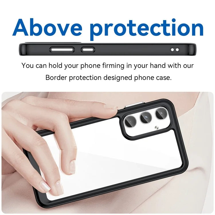 For Samsung Galaxy A55 5G Clear Back Phone Case Shockproof, Drop Proof