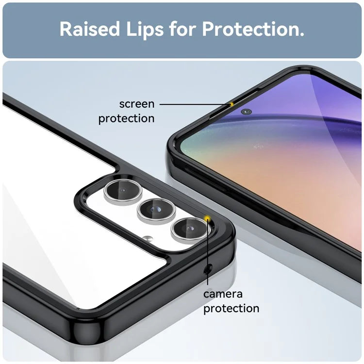 For Samsung Galaxy A55 5G Clear Back Phone Case Shockproof, Drop Proof