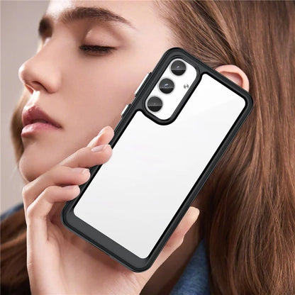 For Samsung Galaxy A55 5G Clear Back Phone Case Shockproof, Drop Proof