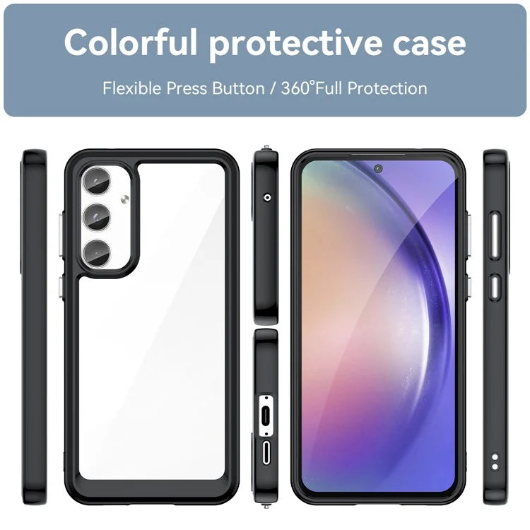 For Samsung Galaxy A55 5G Clear Back Phone Case Shockproof, Drop Proof