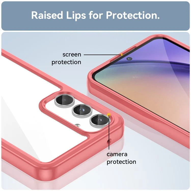 For Samsung Galaxy A55 5G Clear Back Phone Case Shockproof, Drop Proof