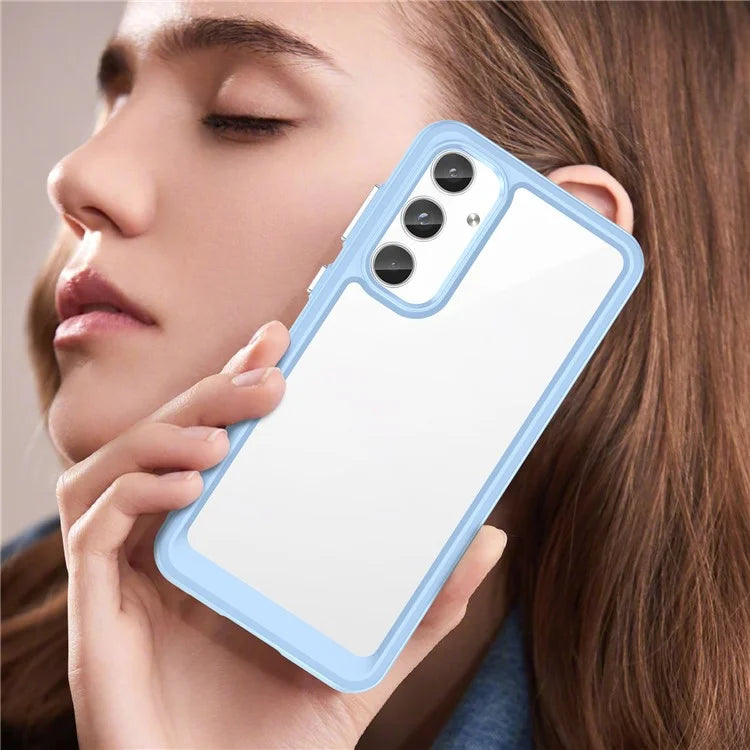For Samsung Galaxy A55 5G Clear Back Phone Case Shockproof, Drop Proof