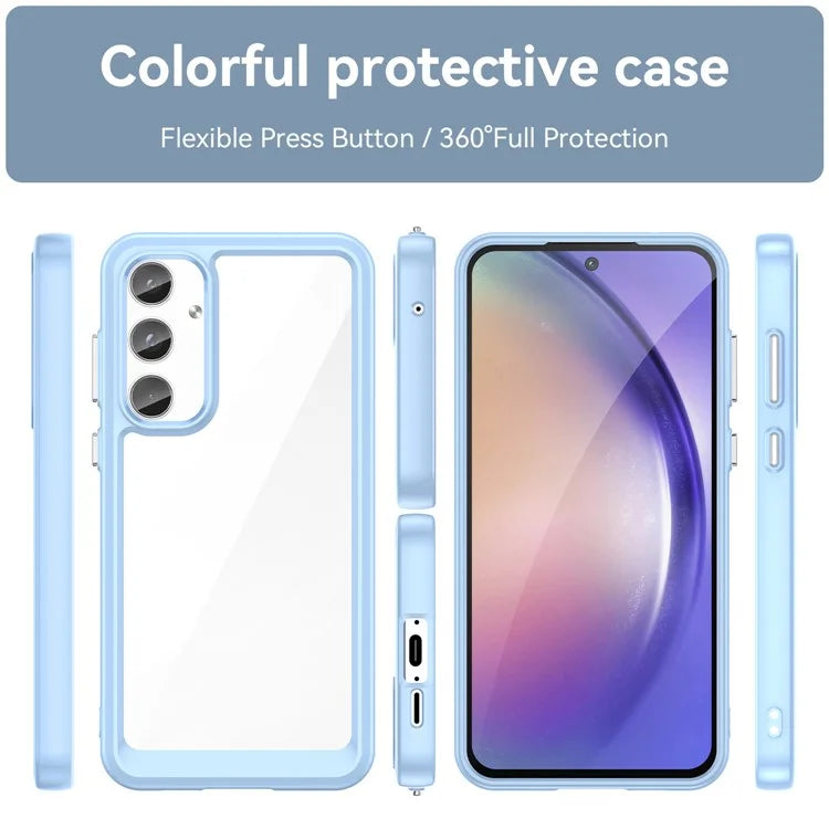 For Samsung Galaxy A55 5G Clear Back Phone Case Shockproof, Drop Proof