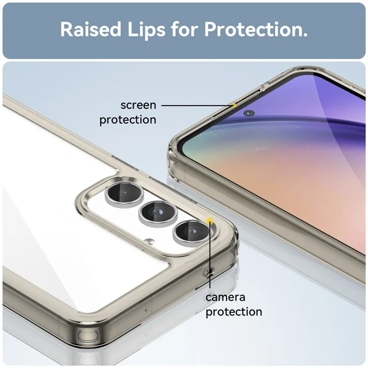 For Samsung Galaxy A55 5G Clear Back Phone Case Shockproof, Drop Proof