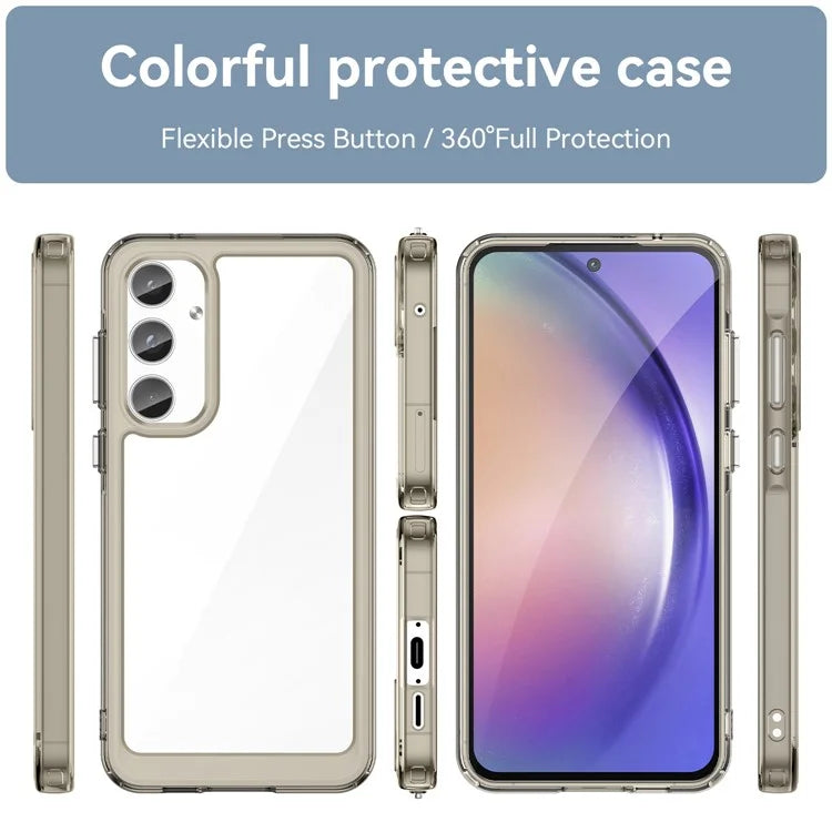For Samsung Galaxy A55 5G Clear Back Phone Case Shockproof, Drop Proof