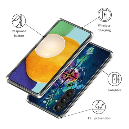 For Samsung Galaxy S24+ TPU Protective Case Art Pattern Printing Phone Cover