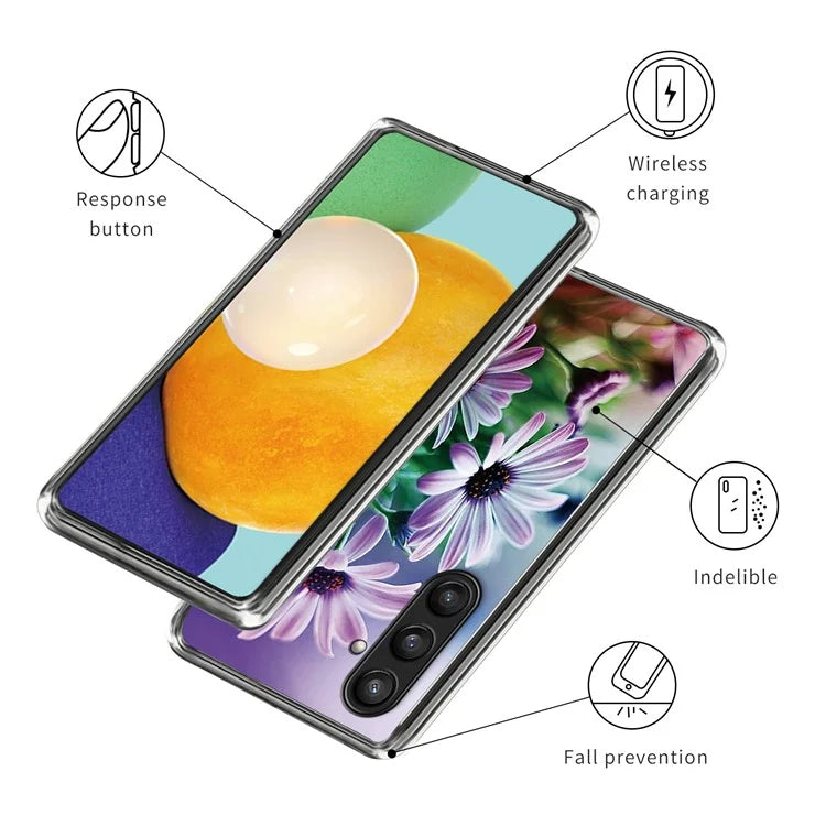 For Samsung Galaxy S24+ TPU Protective Case Art Pattern Printing Phone Cover