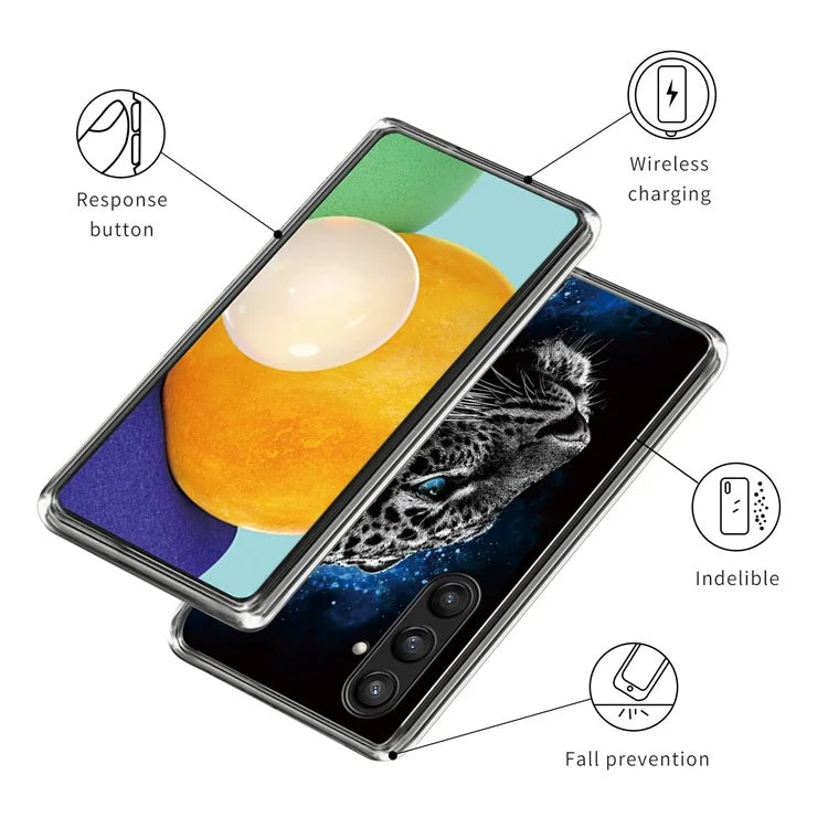 For Samsung Galaxy S24+ TPU Protective Case Art Pattern Printing Phone Cover