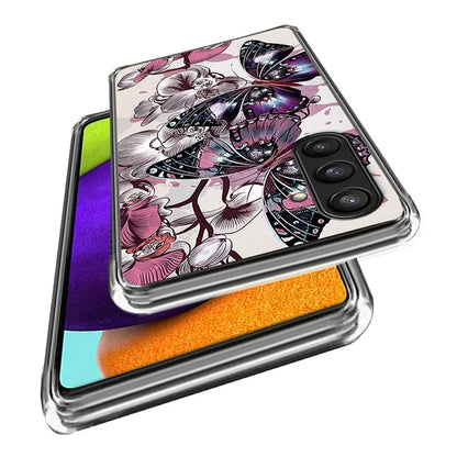 For Samsung Galaxy S24 Phone Case Thin Flexible TPU Back Cover IMD Pattern