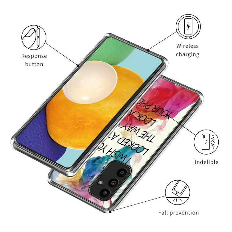 For Samsung Galaxy A15 4G / 5G TPU Phone Case Pattern Printing Anti-Scratch Shockproof