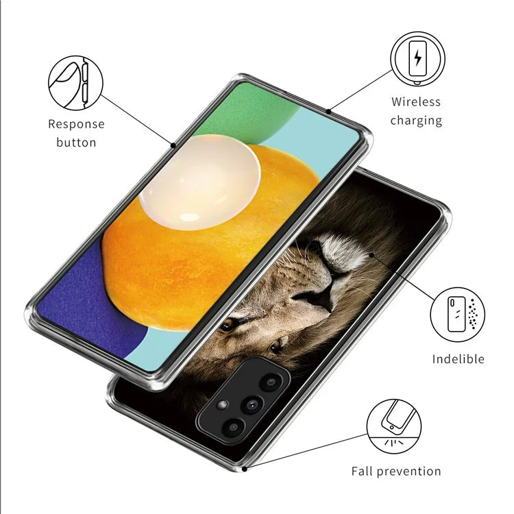 For Samsung Galaxy A15 4G / 5G TPU Phone Case Pattern Printing Anti-Scratch Shockproof