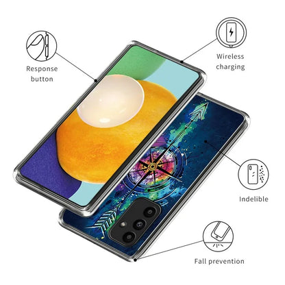 For Samsung Galaxy A15 4G / 5G TPU Phone Case Pattern Printing Anti-Scratch Shockproof