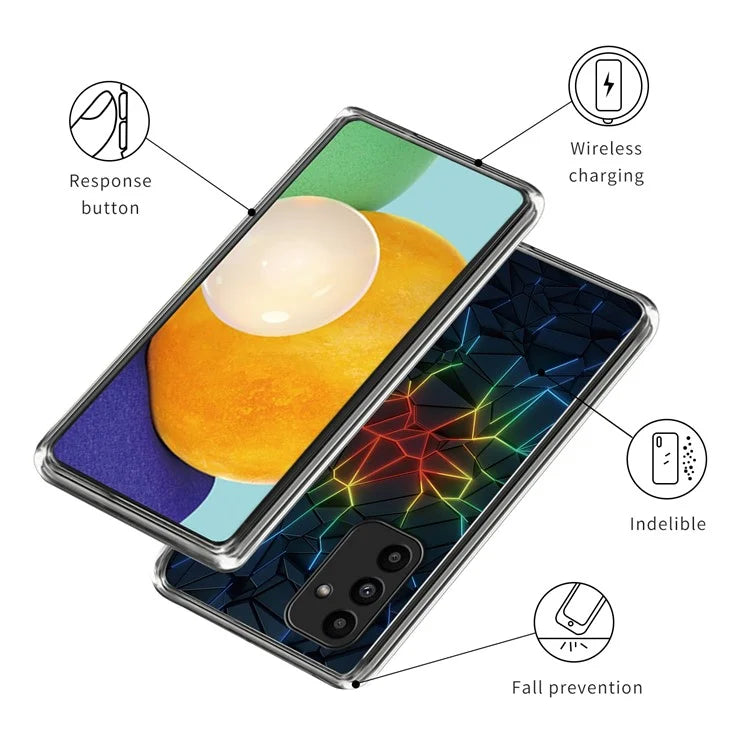 For Samsung Galaxy A15 4G / 5G TPU Phone Case Pattern Printing Anti-Scratch Shockproof
