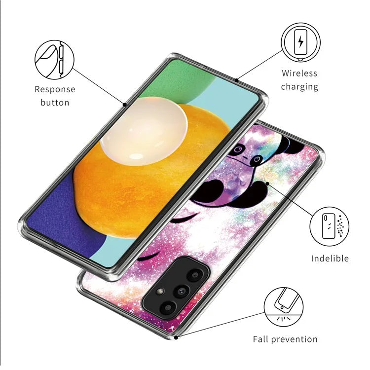 For Samsung Galaxy A15 4G / 5G TPU Phone Case Pattern Printing Anti-Scratch Shockproof