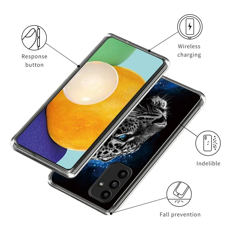 For Samsung Galaxy A15 4G / 5G TPU Phone Case Pattern Printing Anti-Scratch Shockproof