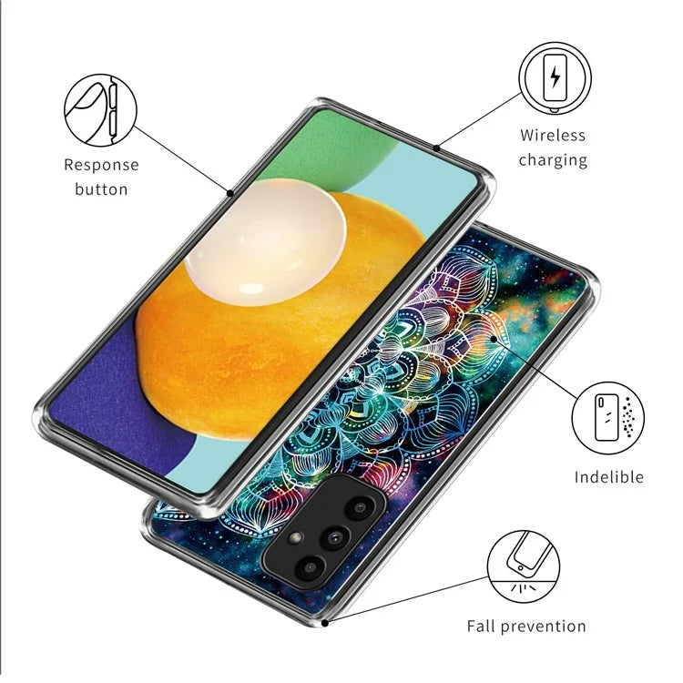 For Samsung Galaxy A15 4G / 5G TPU Phone Case Pattern Printing Anti-Scratch Shockproof