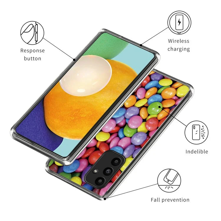 For Samsung Galaxy A15 4G / 5G TPU Phone Case Pattern Printing Anti-Scratch Shockproof
