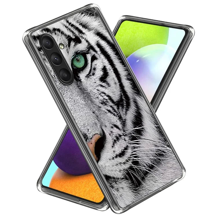 For Samsung Galaxy A25 5G (Global) (161.0 x 76.5 x 8.3mm) Case Pattern Printing TPU Phone Cover Head