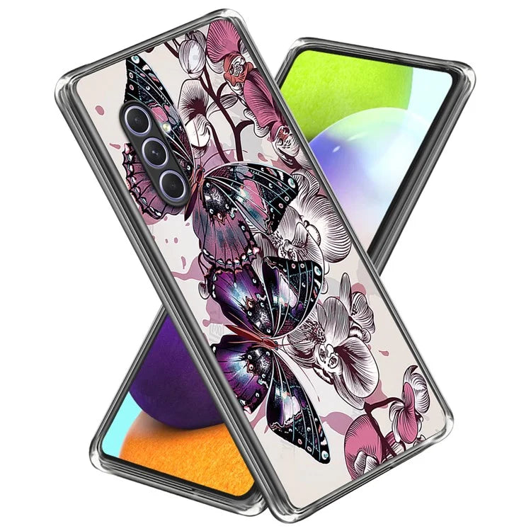 For Samsung Galaxy A54 5G Phone Case with Pattern Ultra Slim Back Cover