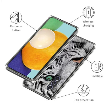 For Samsung Galaxy A54 5G Phone Case with Pattern Ultra Slim Back Cover Head