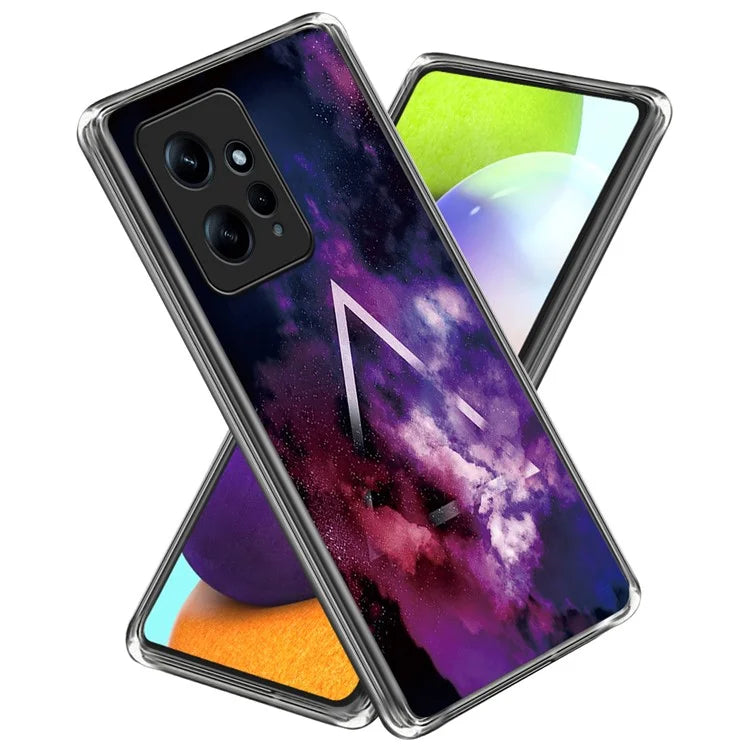 For Xiaomi Redmi Note 12 4G Soft TPU Case Pattern Printing Cell Phone Cover