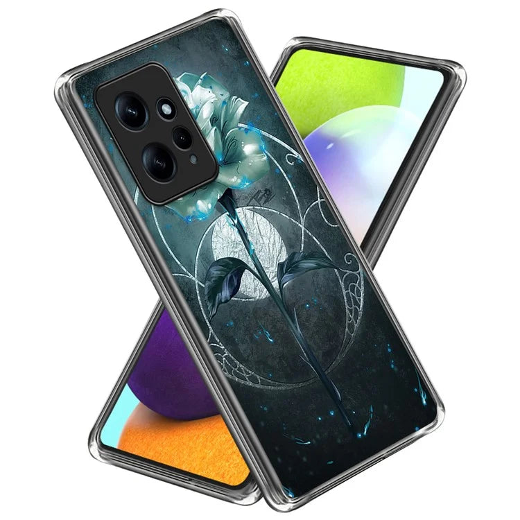 For Xiaomi Redmi Note 12 4G Soft TPU Case Pattern Printing Cell Phone Cover