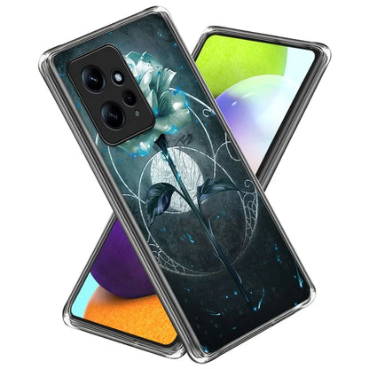 For Xiaomi Redmi Note 12 4G Soft TPU Case Pattern Printing Cell Phone Cover